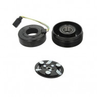 Set bobina, fulie si ambreiaj compresor AC SANDEN SD7V16 6pk 120mm - AUDI, SEAT, SKODA, VOLKSWAGEN, FORD