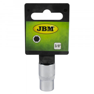 TUBULARA HEXAGONALA CROMATA 3/8' 17 MM JBM
