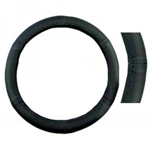 HUSA VOLAN PIELE NATURALA NEGRU 47-48 CM