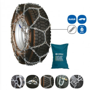 Set (2buc) lanturi antiderapante VERIGA ARKTIK A405 - CAMION + sac transport