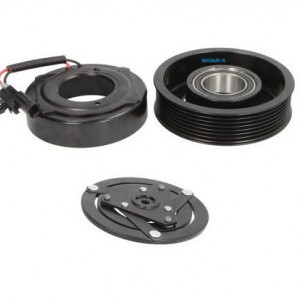 Set bobina, fulie si ambreiaj compresor AC ZEXEL / VALEO DCS-17IC 12V 7PK 119mm OPEL VIVARO 1.6CDTI, 2.0CDTI; MOVANO B 2.3CDTI 8200848916