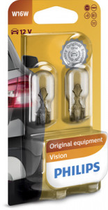 SET 2 BECURI FRANA W16W 12V PHILIPS