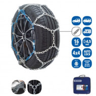 Set (2buc) lanturi antiderapante 16mm PROFESSIONAL 4X4 & CARGO VERIGA PN21 + geanta transport