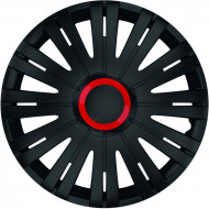 SET CAPACE ROTI 15` NEGRE CU INEL ROSU ACTIVE