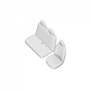 SET HUSE SCAUN UMBRELLA PENTRU RENAULT TRAFIC (2+1) 2004-2014