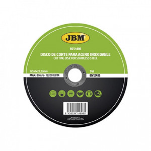 DISC DE TAIERE DEBITARE IN OTEL INOXIDABIL 125 X 1 MM T41 JBM