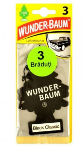 SET 3 BUCATI ODORIZANTE AUTO BRADUT WUNDER-BAUM BLACK ICE