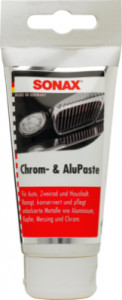 SOLUTIE ABRAZIVA PENTRU SUPRAFETELE DIN CROM SI ALUMINIU, 75ML SONAX