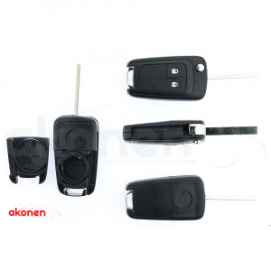 CARCASA CHEIE CONTACT PENTRU CHEVROLET CRUZE/EQUINOX 2 BUTOANE, CU CHEIE