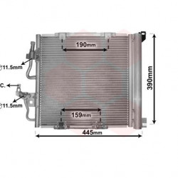 Radiator A/C INTERNATIONAL VAN WEZEL
