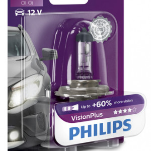 BEC FAR H4 P43t 60/55W 12V VISION PLUS PHILIPS