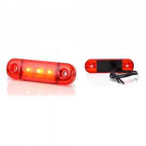 LAMPA GABARIT LED 709 W97.1, 12V-24V, POZITIE ROSU WAS