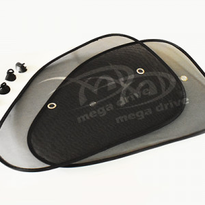 PARASOLAR LATERAL NEGRU CU VENTUZE SET 2BUC (54X37CM)