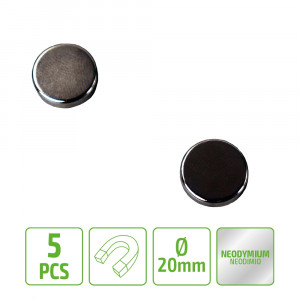 Set de 5 magneti 20mm JBM