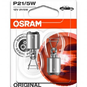 SET 2 BECURI 12V P21/5W ORIGINAL BLISTER OSRAM