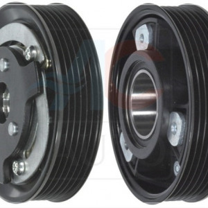 Set fulie si ambreiaj compresor AC SANDEN PXE14 PXE16 6pk 113mm SKODA Laura, Octavia, Roomster, Superb, Yeti
