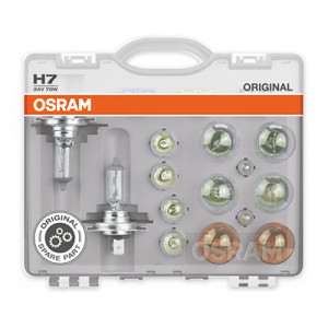 SET BECURI AUTO DE REZERVA CAMION 24V H7 OSRAM