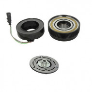 Set bobina, fulie si ambreiaj compresor A/C SANDEN SD7V16 6pk 120mm - AUDI, SEAT, SKODA, VOLKSWAGEN, FORD