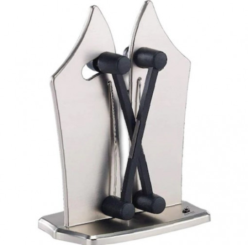 Dispozitiv manual FOXMAG24 pentru ascutit cutite si foarfeci, aluminiu, argintiu