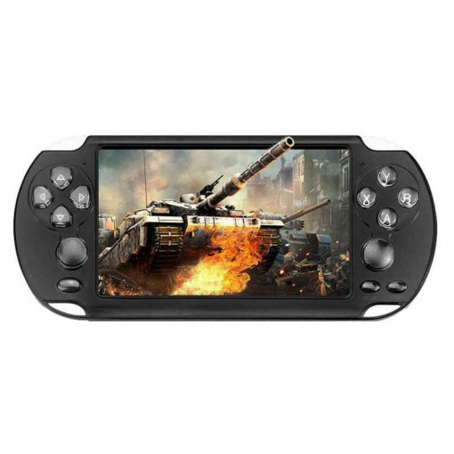 Consola GamePlayer FOXMAG24, 8 GB, 1000 de jocuri instalate, 4.3 Inch, Negru
