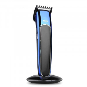 Masina profesionala DSP de tuns parul si barba , cu Stand de incarcare, Lame inox Sharp, LED, FOXMAG24