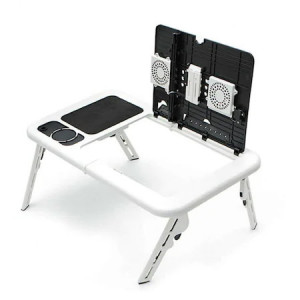 Masuta pliabila pentru laptop E-table, 2 cooler, USB, FOXMAG24®
