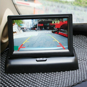 Monitor auto, FOXMAG24, ecran color TFT 4.3 inch, pliabil, 12V