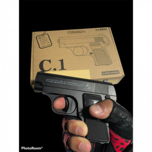 Pistol Airsoft Gun Metalic Foxmag24, C.1, 6mm, + 400 bile