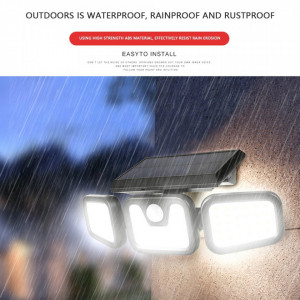 Proiector solar FOXMAG24® triplu Led, 30W