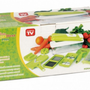 Razatoare Multifunctionala FOXMAG24®, 9 Piese, Nicer Dicer Plus