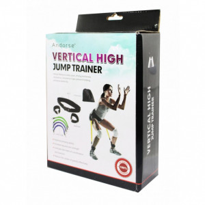 Vertical jump trainer, negru, Rega Fitness, FOXMAG24®