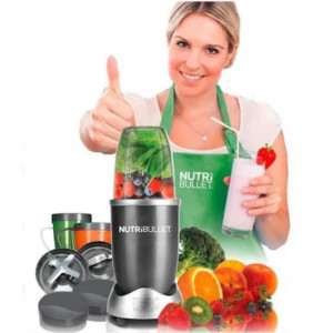 Blender NutriBULLET Pro 900W, 25.000RPM, 9 piese, FOXMAG24®