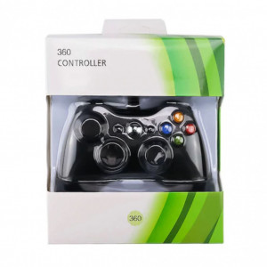 Gamepad, Controler pentru Xbox 360 FOXMAG24®, PC, cablu 2,5 m, Negru