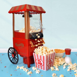 Masina retro de facut floricele Popcorn, temperatura de lucru 60°C - 200°C, putere 1500 W