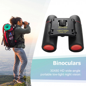 Binoclu profesional FOXMAG24® 30X60, 120-1000m, Negru