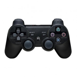 Controller wireless FOXMAG24, DoubleShock compatibil PS3, Negru