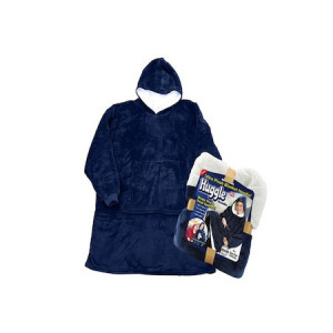 Hanorac huggle hoodie ultra plush, albastru, unisex, universal
