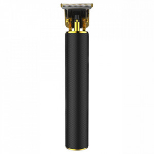 Masina profesionala de tuns barba sau contur FOXMAG24®, autonomie acumulator 120 minute, lama inox, Negru