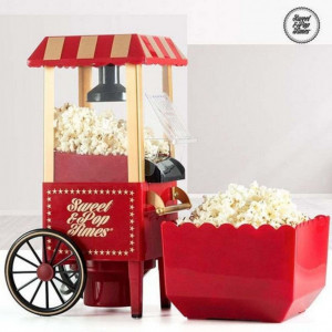 Masina retro de facut floricele Popcorn, temperatura de lucru 60°C - 200°C, putere 1500 W
