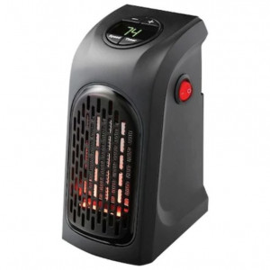 Mini aeroterma portabila FOXMAG24® pentru priza, ergonomica, cu afisaj digital, 400 W