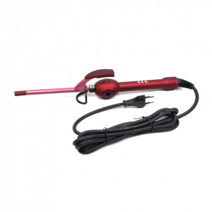Ondulator ceramic profesional Bucle Afro Barrel 13.5cm 45W 80-230 grade LDR Roz, FOXMAG24