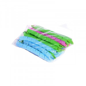 Set de 16 bigudiuri flexibile FOXMAG24® Hair Wavz, spiralate pentru bucle rapide
