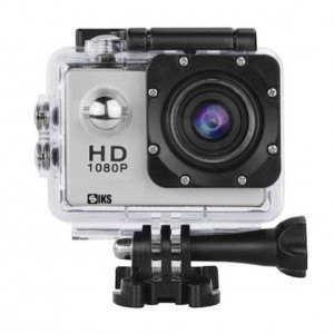 Camera Sport Waterproof FOXMAG24, HD 1080P, 2 inch, Autonomie 90 min, Argintiu