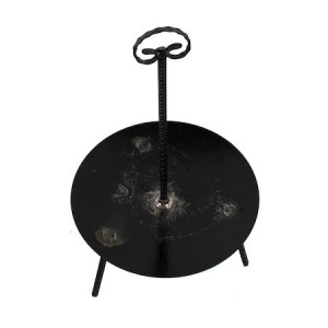 Gratar disc din otel, FOXMAG24, picioare detasabile,maner detasabil diametru 46 centimetri