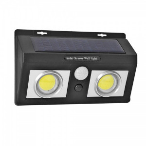 Lampa LED solara cu senzor de miscare , 61 Led-uri, FOXMAG24®