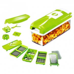 Razatoare Multifunctionala FOXMAG24®, 9 Piese, Nicer Dicer Plus