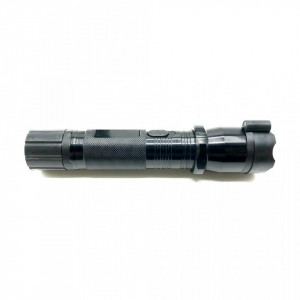 Set Electrosoc cu lanterna si laser pentru autoaparare FOXMAG24® + Spray paralizant NATO 60ml