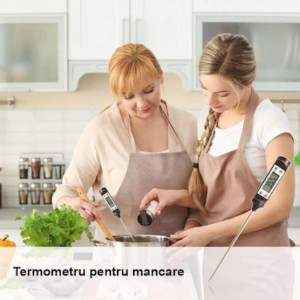 Termometru bucatarie digital, FOXMAG24, negru