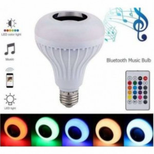 Bec Led Music cu boxa 3W, bluetooth si telecomanda, FOXMAG24
