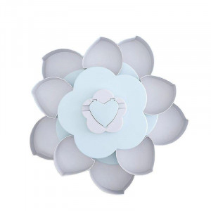 Bomboniera FOXMAG24, cu 10 boluri in forma de floare Rotativa, pliabila